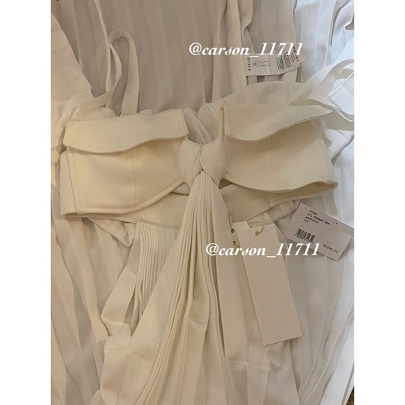 NWT Dion Lee Runway Bra Pleated Dress 0 - Picture 10 of 10